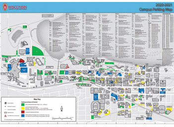 UW Madison Campus Map